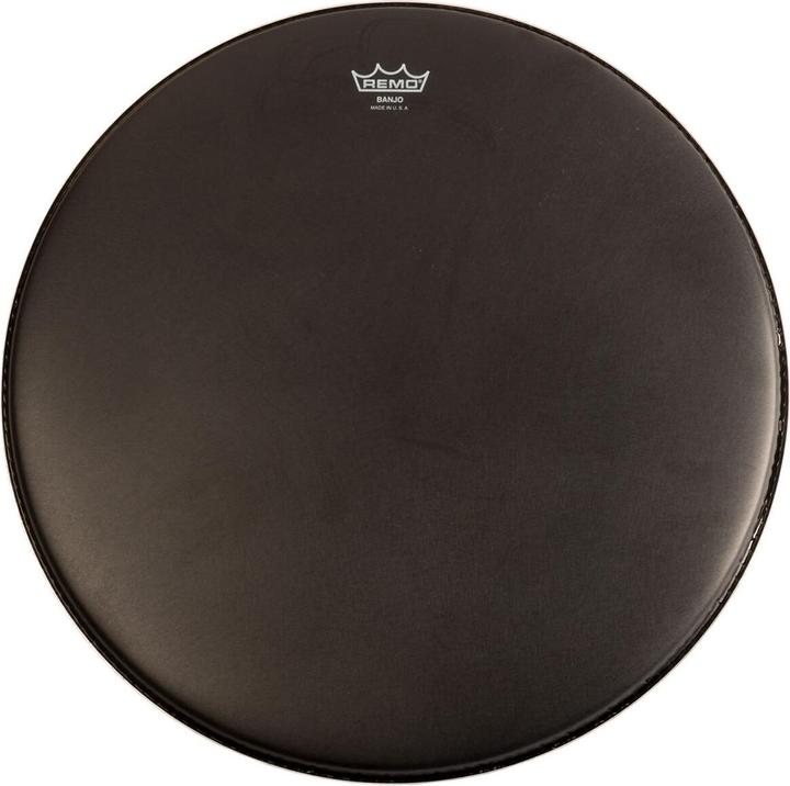 Actual product image Remo Banjofell Black Suede (Banjo)