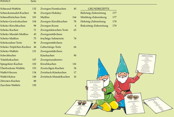 Produktbild Zwergenstübchen Das grosse Backbuch (Deutsch, Manfred Rohrbeck, Eva Zeidler, Elke & Timo Schuster, Johanna Ignjatovic, Timo Schuster, 2022)