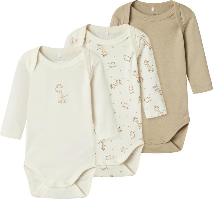 Actual product image Name it Nbnbody 3p Ls Jet Stream Giraffe Noos (98)