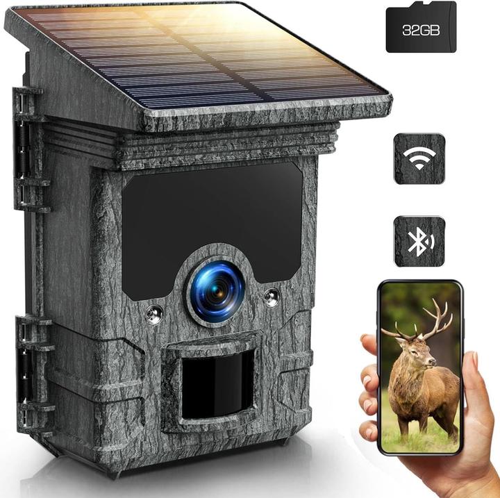 Produktbild Voopeak Wildkamera Solar mit Handyübertragung