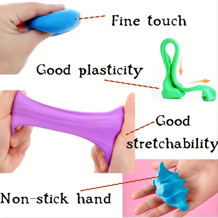 Image du produit Activity Board 12 couleurs d'argile séchée à l'air, argile plastique ultralégère avec outils de sculpture