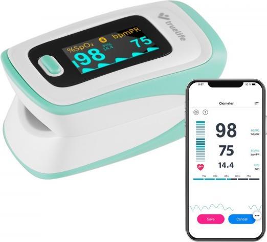 Actual product image Truelife Pulsoksymetr oksimetras X5 BT - Pulsoksymetr su Bluetooth