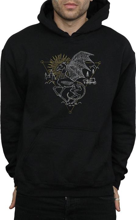 Immagine prodotto Thestral Line Art Felpa con Cappuccio Uomo (L)