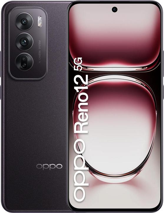 TIM OPPO Reno12 5G (256 GB, Mat Brown, 6.70", Dual SIM, 50 Mpx, 5G)