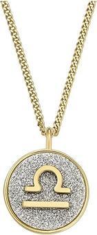 Fossil - Gold-plated Libra necklace JOA00952710