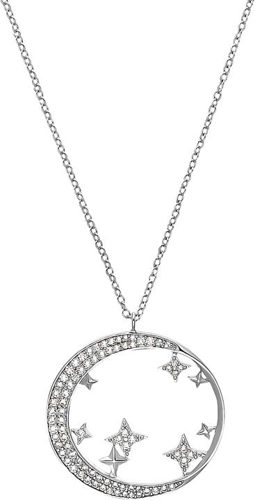 Produktbild Amor Sets für Damen, Sterling Silber 925 rhodiniert, Zirkonia |Mond/Sterne (Silber 925)
