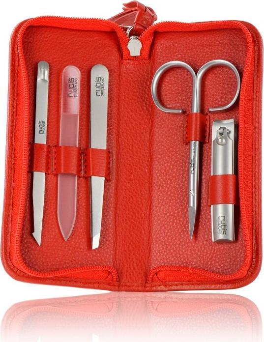 Actual product image Rubis Red case with zipper with zipper