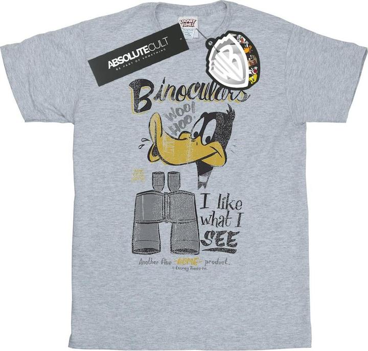 Looney Tunes Daffy Duck Binoculars TShirt (L)