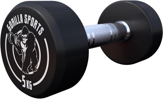 Produktbild Gorilla Sports Rundhanteln (1 x 5 kg)