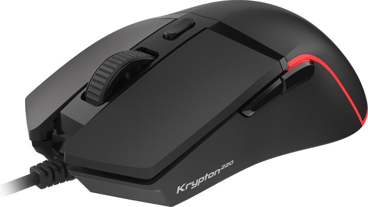 Produktbild Genesis Krypton 220 Maus rechts USB Typ-A Optisch 6400 DPI (Kabelgebunden)
