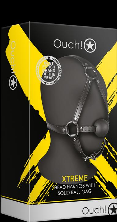 Image du produit Ouch! Head Harness with Solid Ball Gag