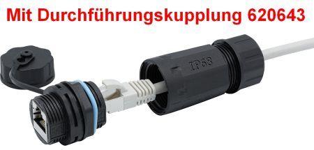 Exertis Connect IP67 plug cover for RJ45 plug (Network coupling)