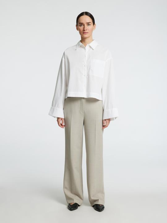 Produktbild Selected Femme Slfastha Ls Cropped Boxy Shirt Noos (40)