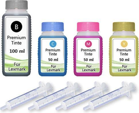 Image du produit Druckfuxx 250ml Nachfüll Tinte für LEXMARK 41+42+43+44 X6575 X7550 X7675 X9350 X