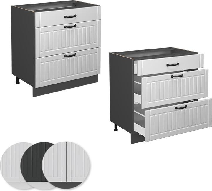 Actual product image Vicco Küchenunterschrank Fame-Line (80 x 60 x 81.5 cm)