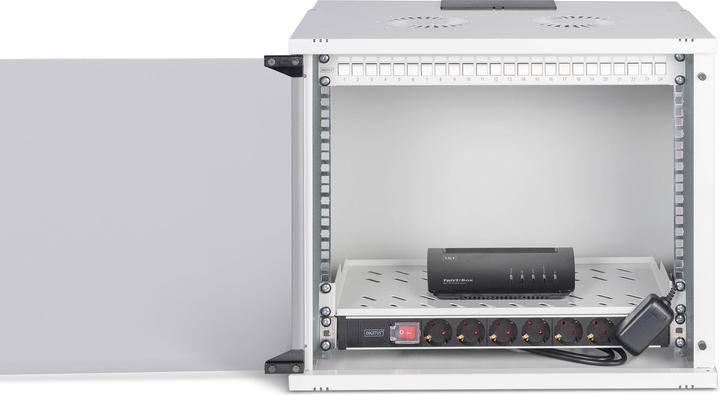 Produktbild Digitus 19" Netzwerk-Set, 9HE Wandgehäuse und Zubehör, gr SOHO PRO Version (19 Zoll Rack)