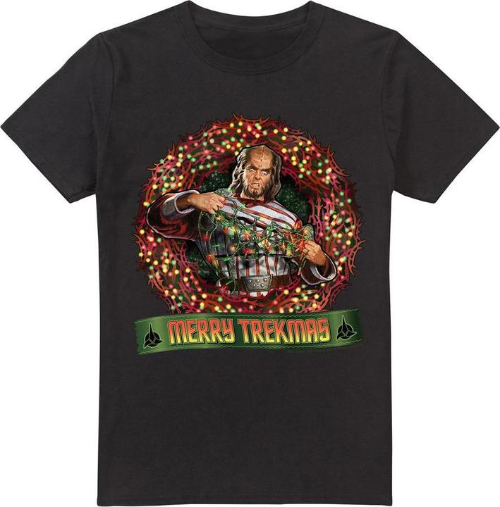 Merry Trekmas TShirt weihnachtliches Design (L)