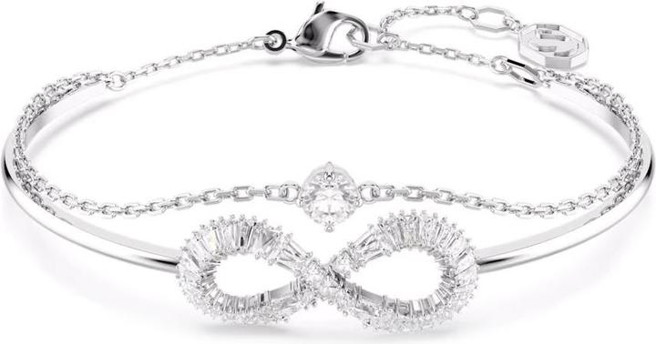 Produktbild Swarovski Hyperbola Armreif Unendlichkeit Weiss (16.50 cm, Swarovski Metall)