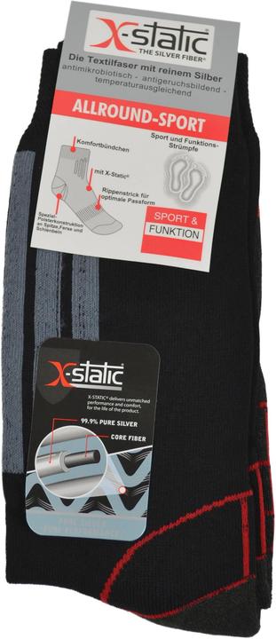 Produktbild Normani 2 Paar Allround-Sportsocken mit X-Static (2er Pack, 47 - 50)