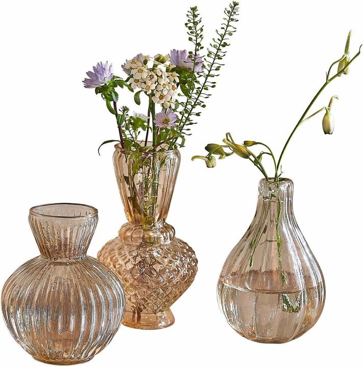Actual product image Loberon Vase 3er Set Faunelle rosé (3 x)