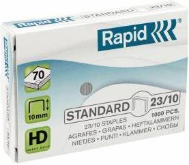 Actual product image Rapid Staples, 10mm, galvanized, 1000 pieces (1000 x)