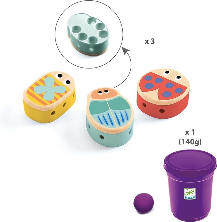 Immagine prodotto Djeco I miei insetti di pasta da gioco