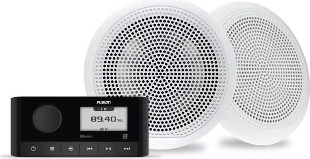 Produktbild Fusion Radio ra60 + hp el-f653w + Abdeckung + AM/FM-Antenne + Lautsprecherkabel 6m (AM, FM, Bluetooth)
