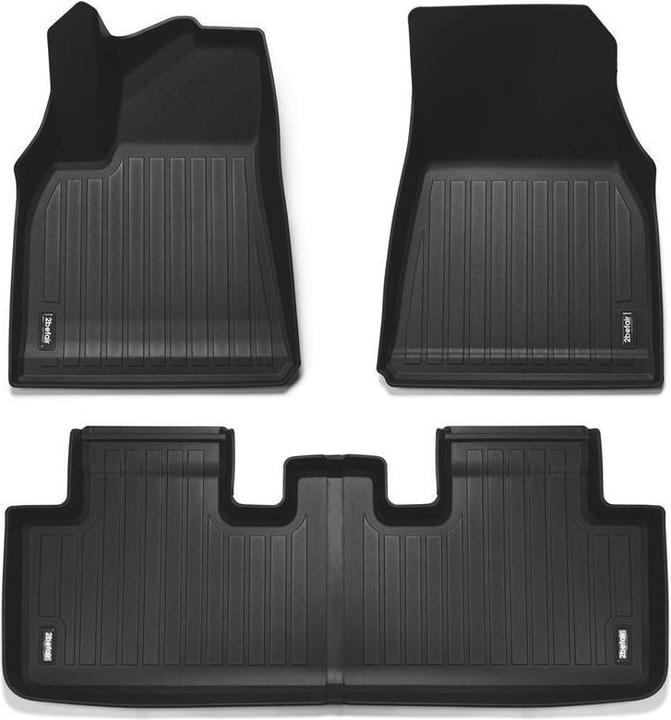 2befair Set di tappetini interni per tutte le stagioni per la Tesla Model Y (2 tappetini anteriori + 2 tappetini posteriori)