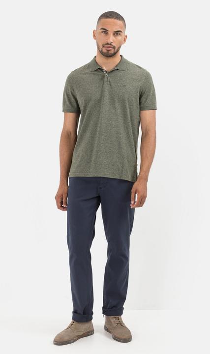 Produktbild Camel Active Kurzarm Poloshirt aus nachhaltigem Baumwollmix (S)