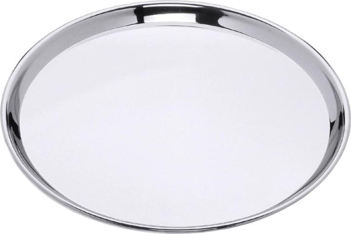 Produktbild Contacto Tablett rund 41cm, Edelstahl mit gebördeltem Rand