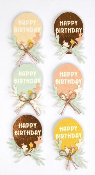 Produktbild Artoz 3D Artwork Sticker: Ballon Happy Bday