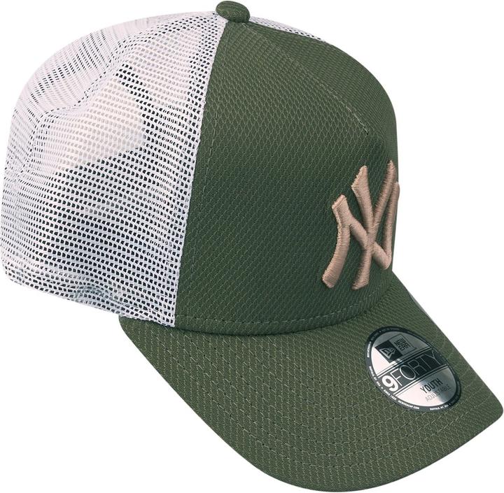 Produktbild New Era Kinder Cap - DIAMOND TRUCKER NY Yankees oliv Child (52, 53, 54)