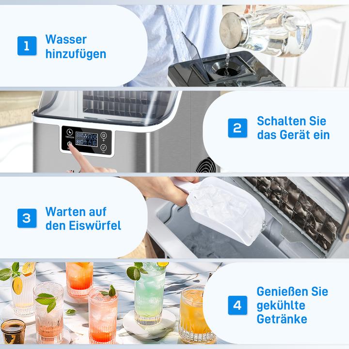 Produktbild Homcom Eiswürfelmaschine
