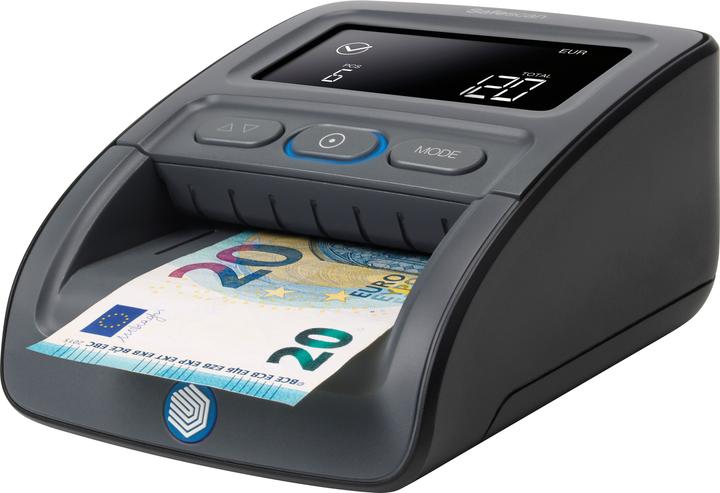 Safescan 155-S Komplett SET Geldprüfgerät Batterie & Stapler (Validatore di banconote)