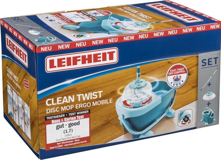 Actual product image Leifheit Set CLEAN TWIST Disc Mop Ergo Mobile (1 pcs.)
