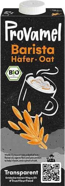 Actual product image Provamel Barista Oats Organic (1 x 100 cl)
