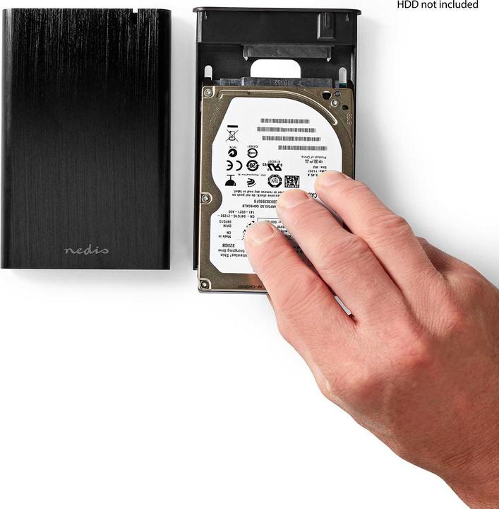Image du produit Nedis Boîtier pour disque dur 2,5 " | USB 3.2 Gen1 | USB Type-A / USB Type-C™ | Ordinateur portable / PC (2.5")