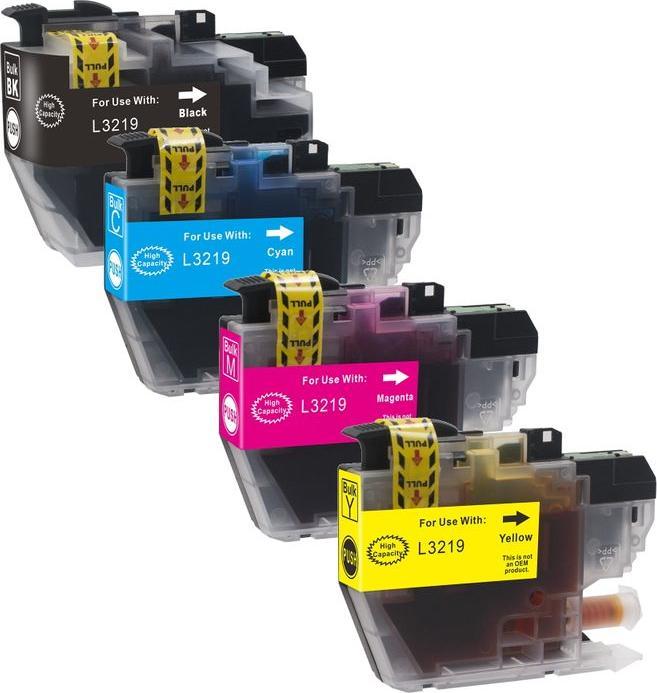 Actual product image Hermex Compatible Ink Cartridge XL for Brother MFC-J5830DW (M, C, Y, FC)