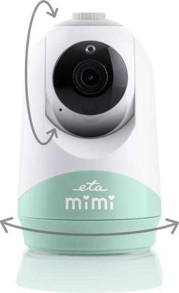 Productafbeelding ETA | Babyfoon | 530690000 MIMI | Flexibele camera | Wit/Groen (Video & Audio, 50 m)