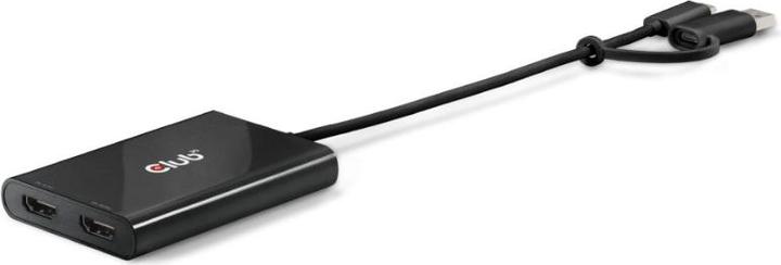 Club 3D Club3D Adapter USB-C (USB A Adapter) > 2x HDMI 4K@60Hz St/Bu retail (USB-C, 9 cm)