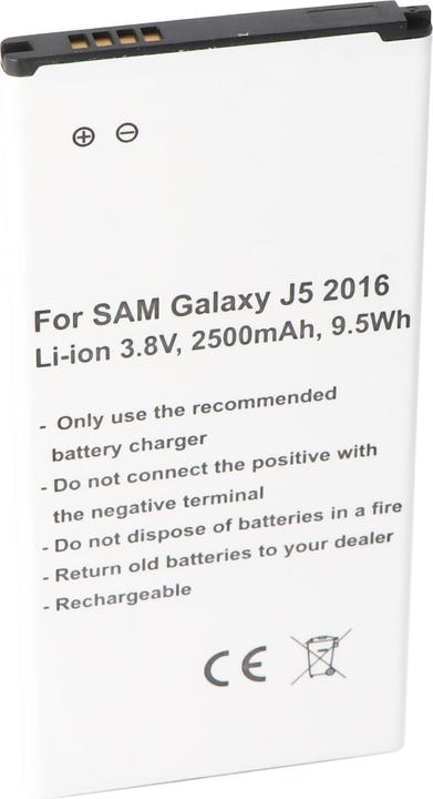 Actual product image Samsung Akku Galaxy J5 2016 Akku EB-BJ510CBC, EB-BJ510CBE, GH43-04601A