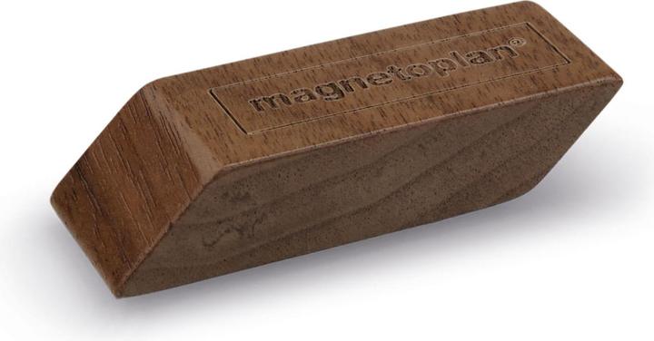 Image du produit kaiserkraft Plots magnétiques en bois design, lot de 4, L x l x h 60 x 20 x 13 mm, marron (4 x)