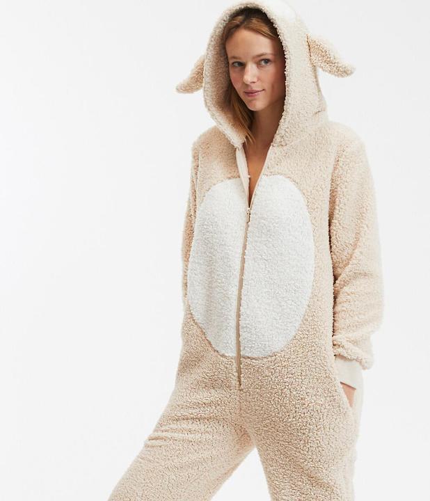Actual product image So'home Kapuzenjumpsuit aus Sherpa-Fleece (42)