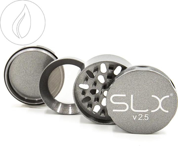 Actual product image SLX Grinder V2.5 Silver 50mm