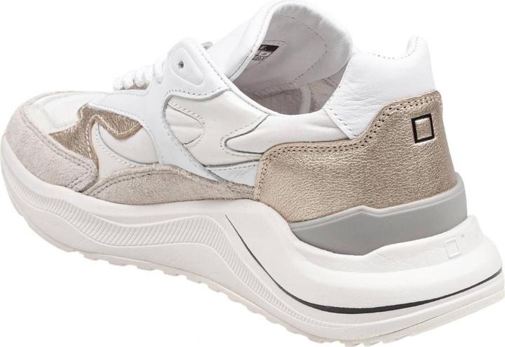 Actual product image D.a.t.e. D.a.t.e fuga sneakers in nylon and suede color white/platinum (39)
