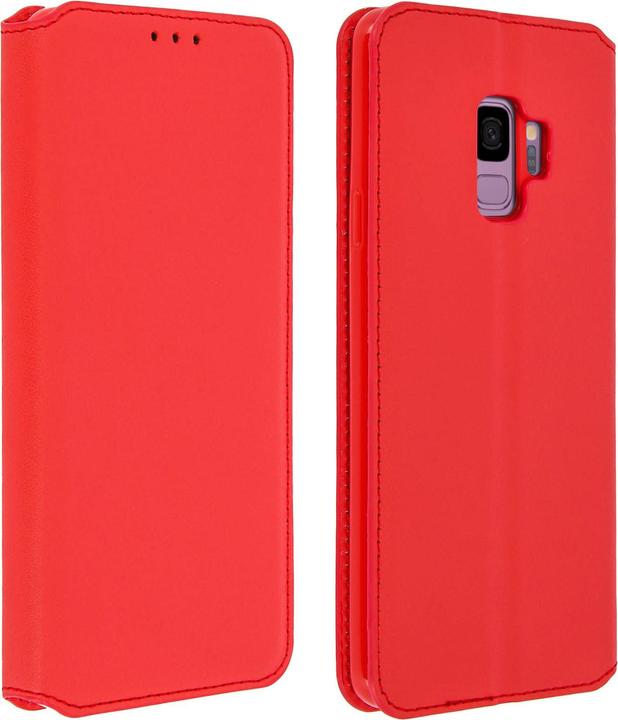 Produktbild Avizar Flip Cover Geldbörse Classic Edition für Samsung Galaxy S9 – Rot (Samsung Galaxy S9)