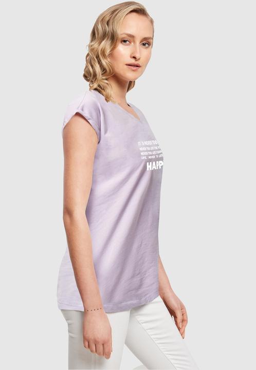 Actual product image Merchcode Ladies Never Too Late Extended Shoulder Tee - 111665 (S)