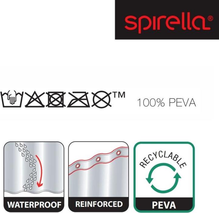 Produktbild spirella Waterdrop (180 x 200 cm)
