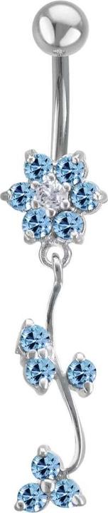 Bijouteria Bauchpiercing (Edelstahl, Silber 925, Zirkonia)