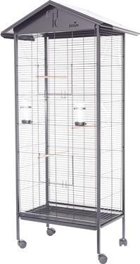 Actual product image Zolux Aviary Chic Solo Zwart - 78X48X156 Cm